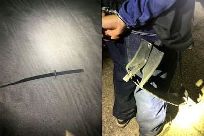 Un hombre vestido de ninja ingresó en una base de la Fuerza Aérea de Estados Unidos y atacó a los militares con una espada samurai