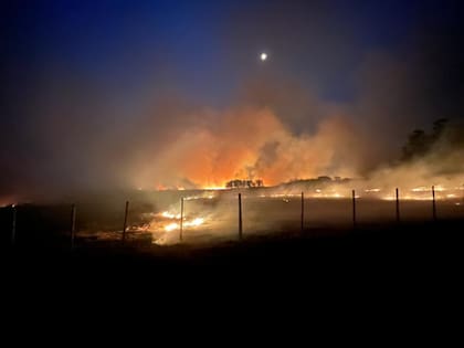 Un incendio en la zona de Virasoro, Corrientes