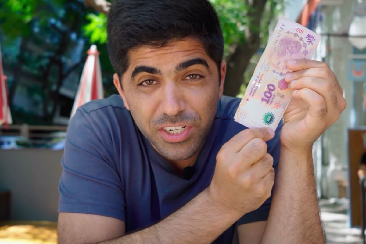 Un influencer asiático explicó la inflación argentina (Foto: Captura de video)