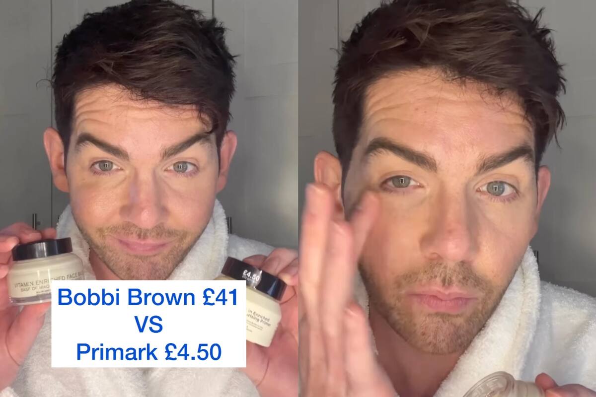 Un influencer de belleza decidió comparar dos productos similares pero de precios muy diferentes