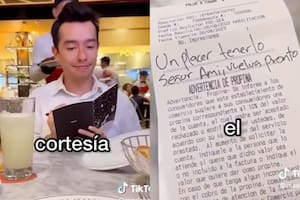 Un influencer simuló ser un especialista en gastronomía y recibió un inesperado gesto de un restaurante