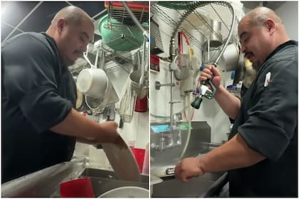 Un inmigrante guatemalteco reveló el salario por hora que gana un lavaplatos en Estados Unidos