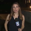 El desconcertante momento en que una enorme cucaracha se posó sobre una periodista durante una transmisión en vivo