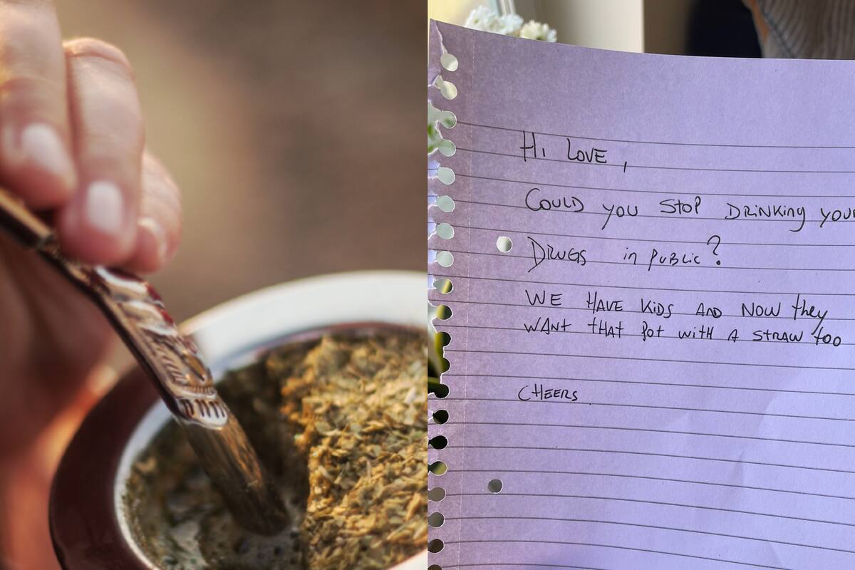 Un insólito hecho ocurrió en Inglaterra, Reino Unido; el protagonista fue nada más y nada menos que un mate, la infusión elegida por los argentinos