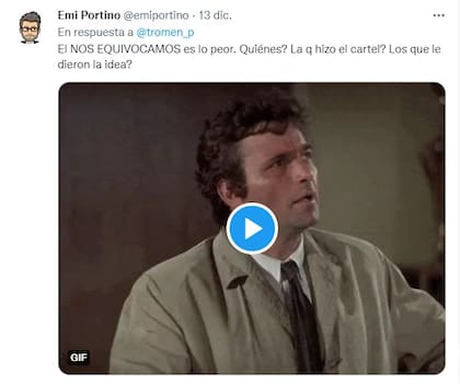 Un insólito pedido de disculpas a través de un pasacalles generó todo tipo de comentarios en Twitter