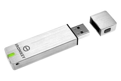 Un IronKey S200 como el que tiene los 7002 bitcoins de Stefan Thomas