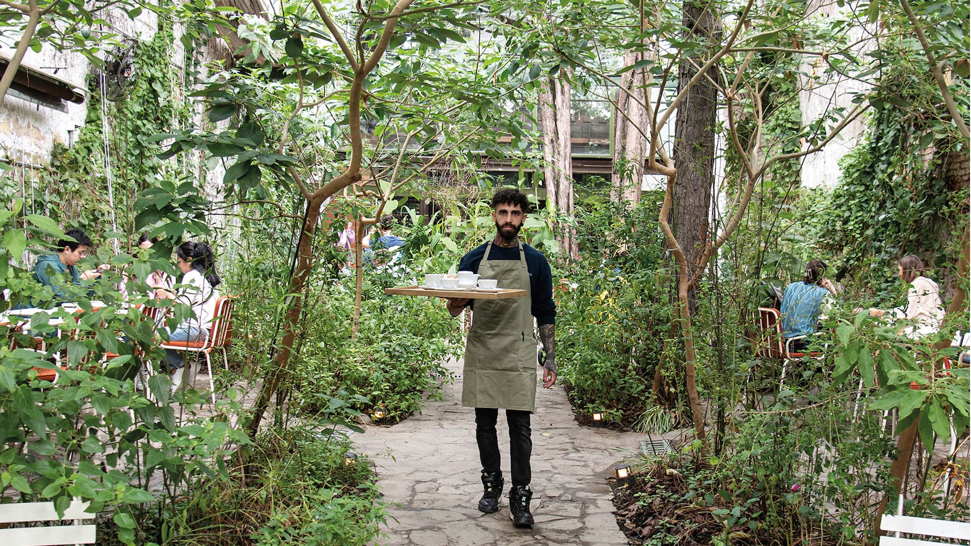 Un jardín escondido en la ciudad para disfrutar exquisitos sabores