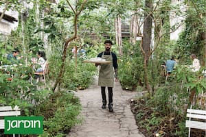 Un jardín escondido en la ciudad para disfrutar exquisitos sabores