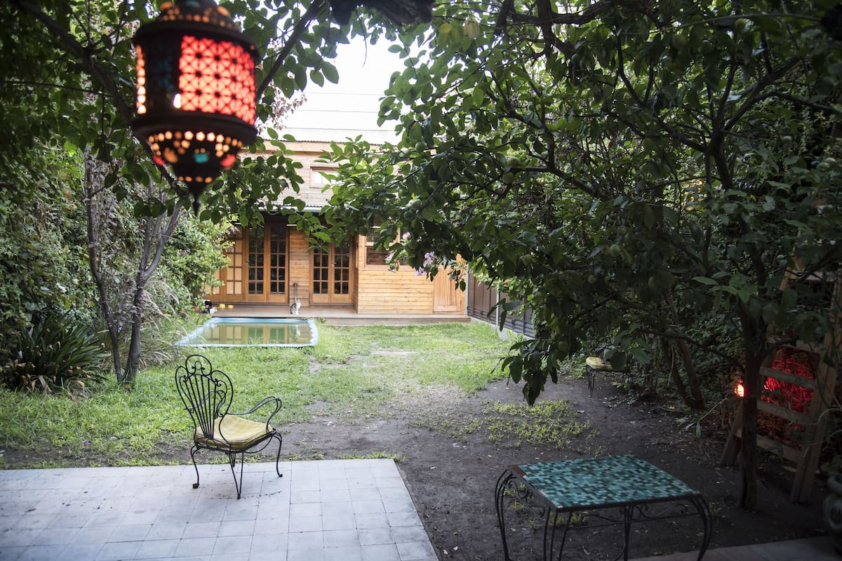Un jardín transformado en un espacio de creación