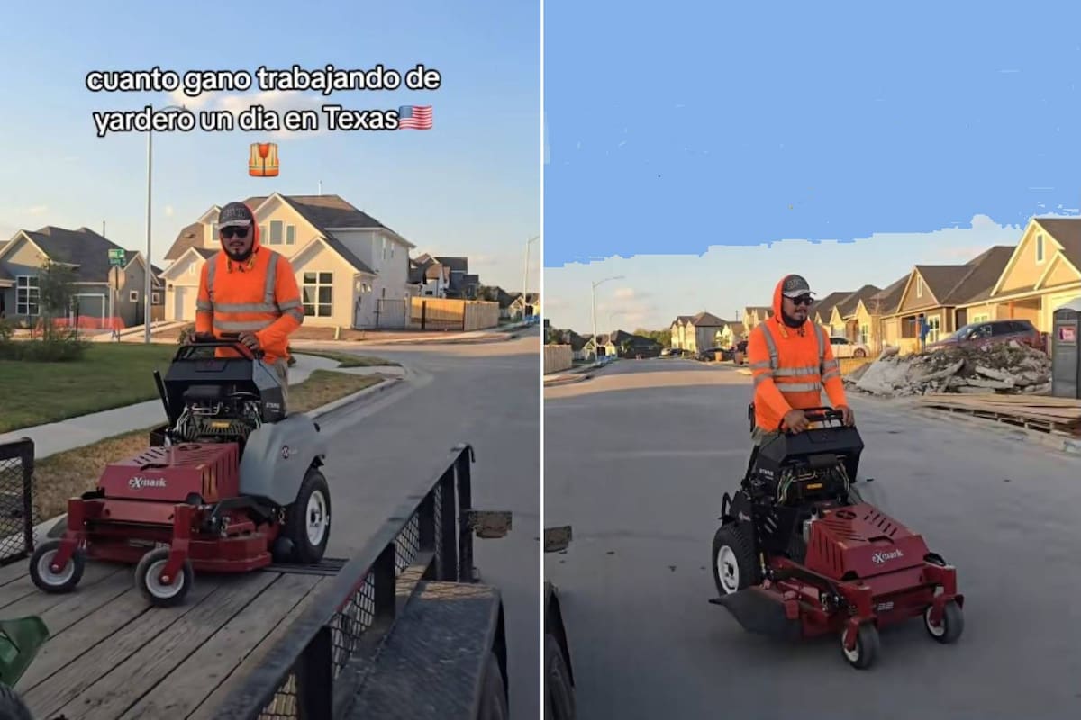 Un jardinero contó cuánto gana por día en Austin, Texas