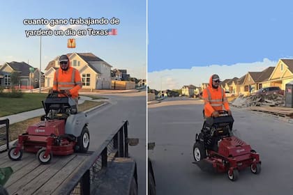 Un jardinero contó cuánto gana por día en Austin, Texas