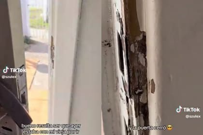 Un joven arregló la puerta de su domicilio, pero el resultado lo dejó perplejo