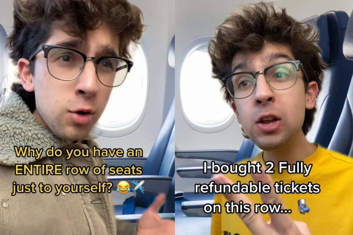 Un joven aseguró que compra una fila entera de asientos y luego pide un reembolso; su táctica generó un debate en las redes