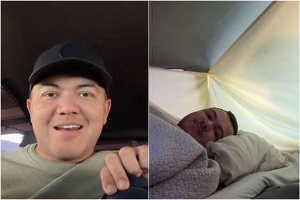 Un joven colombiano vive en su auto en Estados Unidos mientras ahorra para construir cuatro departamentos en su país natal