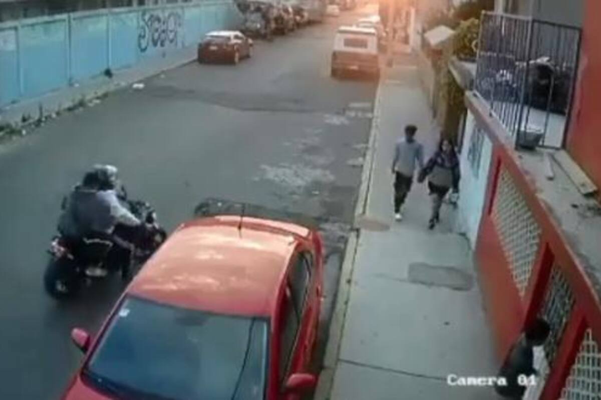 Un joven corre para evitar asalto y deja sola a su novia: video generó debate en redes