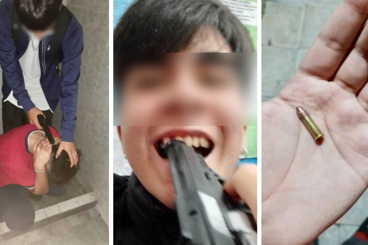 Un joven de 16 años llevó un arma de juguete a un colegio privado en Florencio Varela y simuló un fusilamiento con "ayuda" de sus compañeros