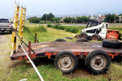 Un joven de 27 años falleció al ser aplastado por una máquina que se utiliza para la construcción