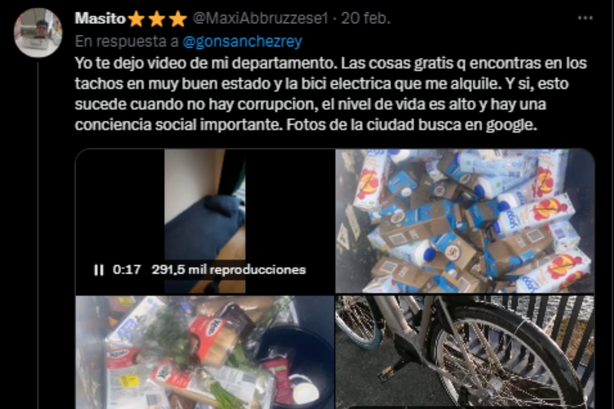Un joven de Lanús que vive en Dinamarca reveló lo que hacen las tiendas con los productos que se vencen y abrió un debate en las redes (Foto: Twitter)