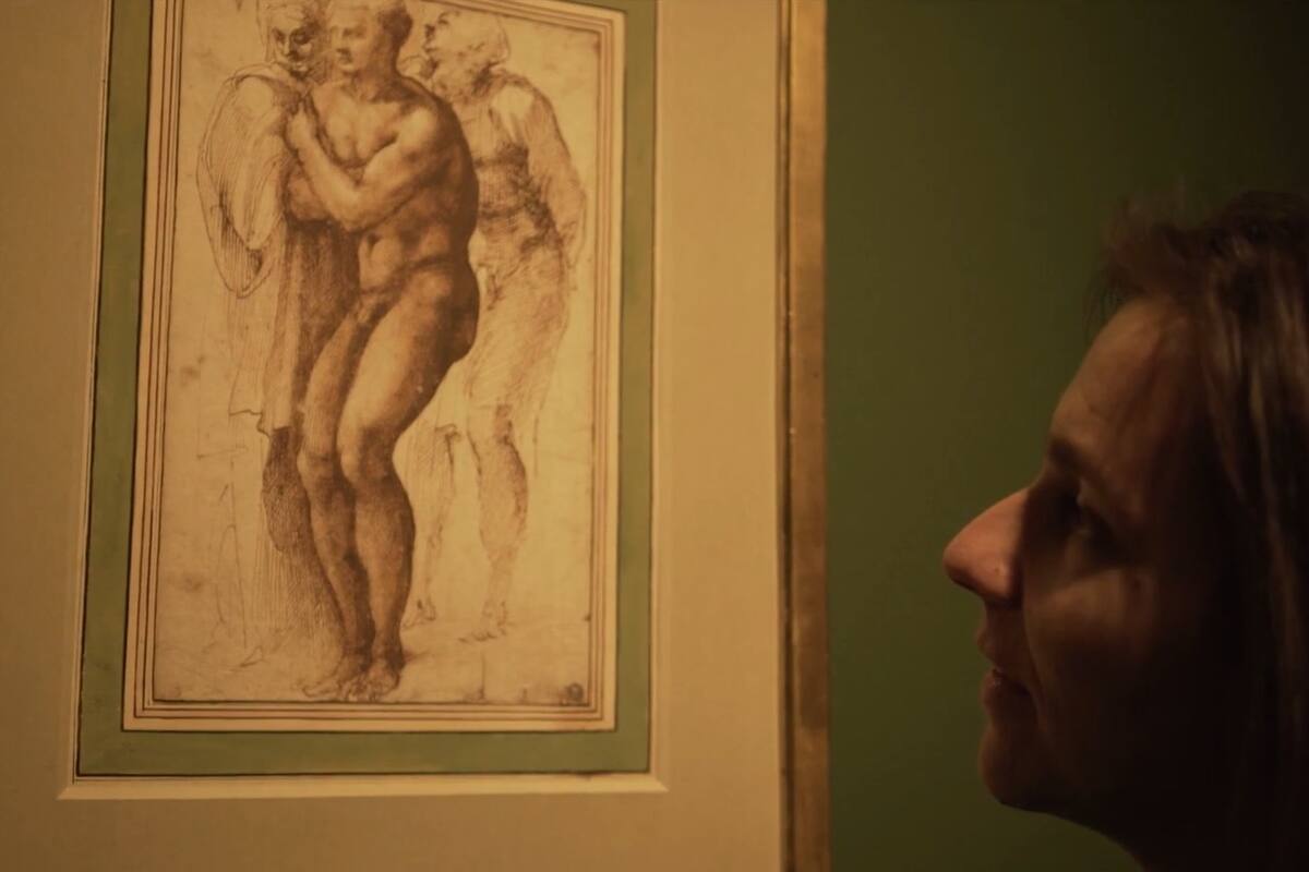 Un joven desnudo (después de Masaccio) rodeado de dos figuras se vendió en Christie’s de París por 24,3 millones de dólares