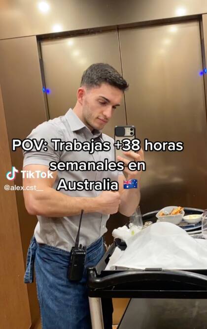 Un joven español comentó en sus redes que trabaja poco más de 38 horas a la semana como lavaplatos en Australia y tiene una excelente calidad de vida
