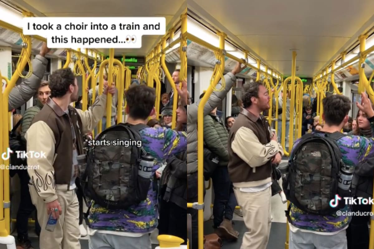 Un joven grabó las reacciones de los pasajeros cuando se puso a cantar en un subterráneo