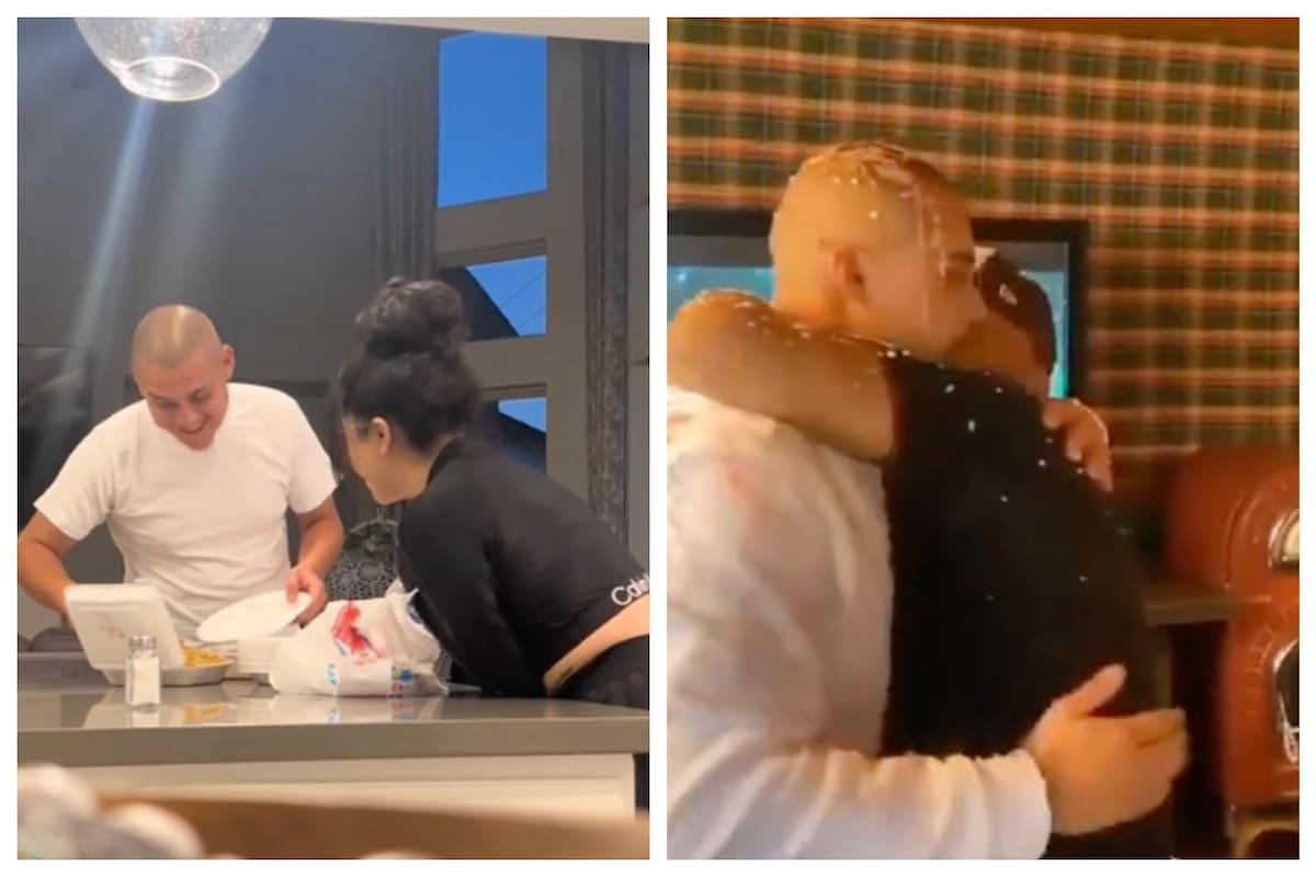 Un joven mexicano recibe de su esposa la green card, en un video que se viralizó