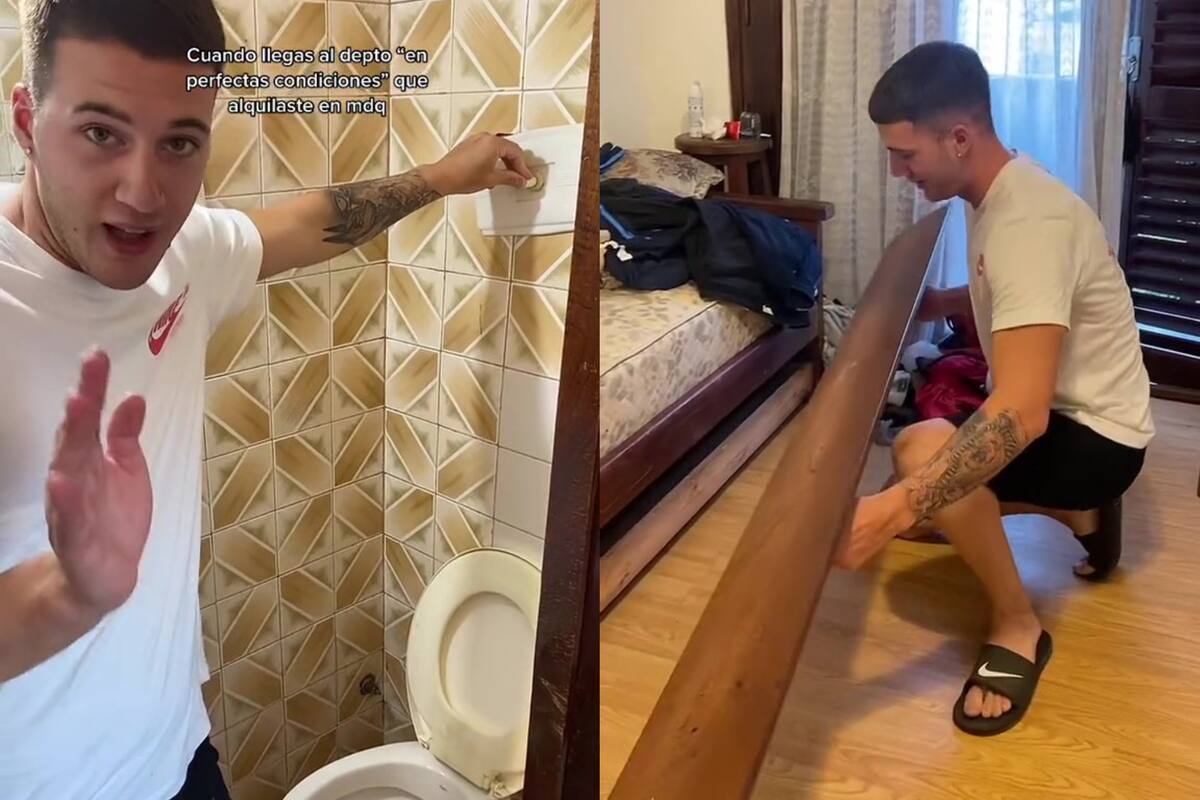 Un joven mostró el estado del departamento que alquiló en Mar del Plata junto a sus amigos