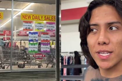 Un joven se volvió viral al mostrar una tienda de ropa de marca de segunda mano con precios accesibles