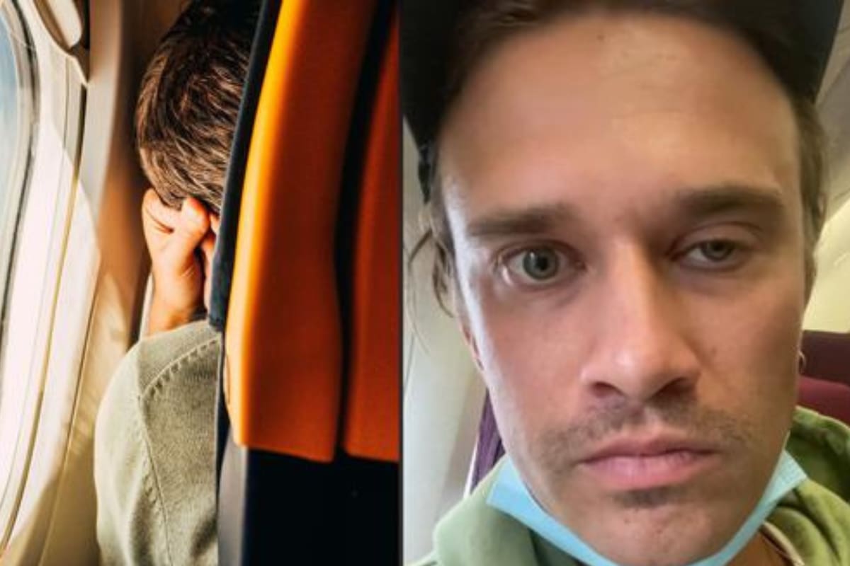 Un joven tuvo un largo vuelo y tuvo que convivir con los llantos de un bebé. Compartió su experiencia en TikTok y se hizo viral