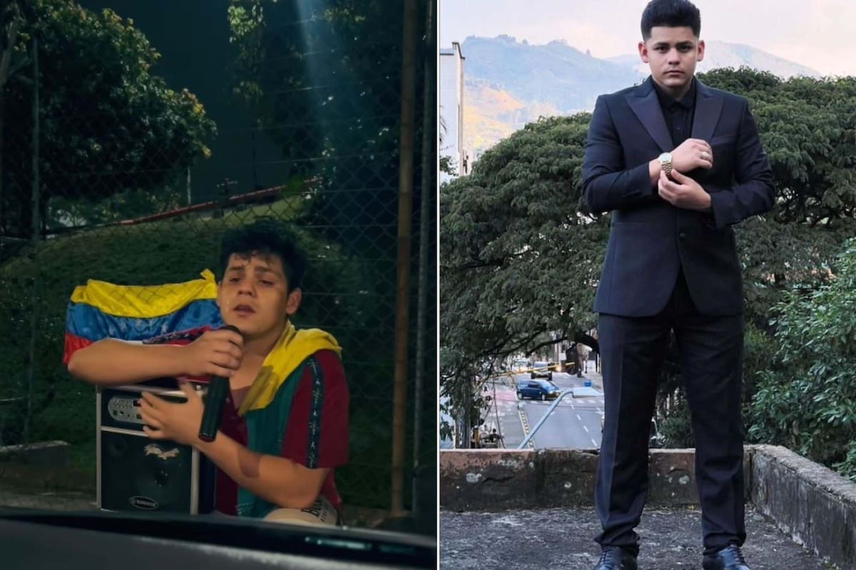 Un joven venezolano se hizo viral por cantar en las calles de Medellín y ahora acaba de sacar un disco