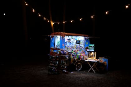 Un kiosco en un food truck