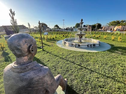 Un laberinto dedicado a Saer, en Serodino