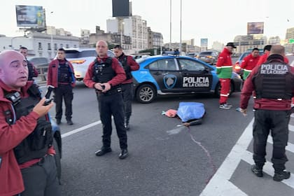 Un ladrón fue atropellado en la Avenida 9 de Julio.