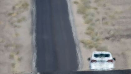 Un largo tramo de la carrera atraviesa el Valle de la Muerte, California, uno de los lugares más cálidos del mundo