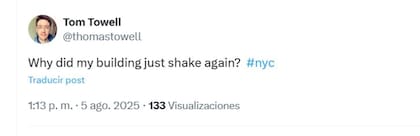Un leve sismo se sintió en Nueva Jersey