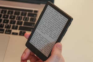 Así son los nuevos y diminutos lectores de tinta electrónica