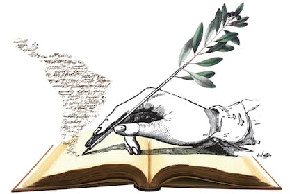 Un libro sobre la literatura latinoamericana.