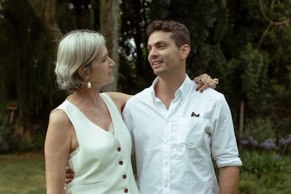 Un lindísimo retrato de madre e hijo.
