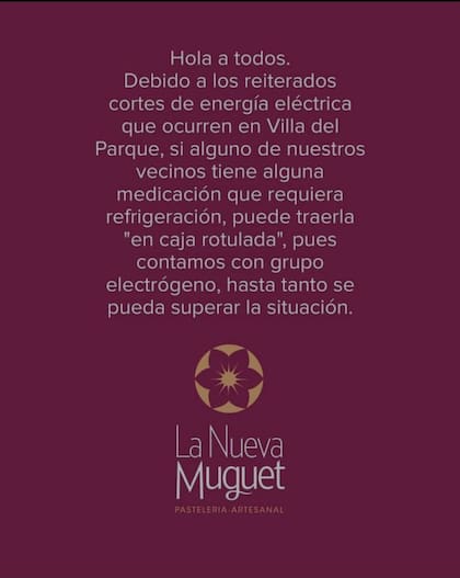 Un local de pastelería tuvo un conmovedor gesto con sus vecinos