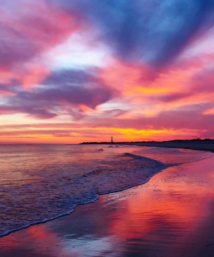 Un lugar con atardeceres de mágicos colores