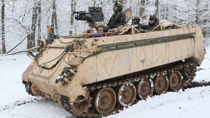 Un M113 tripulado