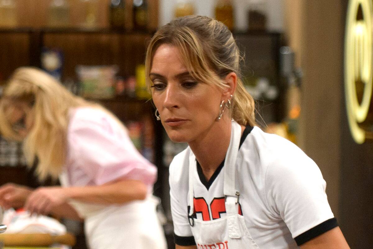 Un mal momento que se coronó con una seriedad no habitual en la participante.