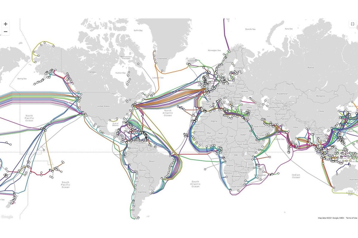 Un mapa de lo que no vemos de la red de redes