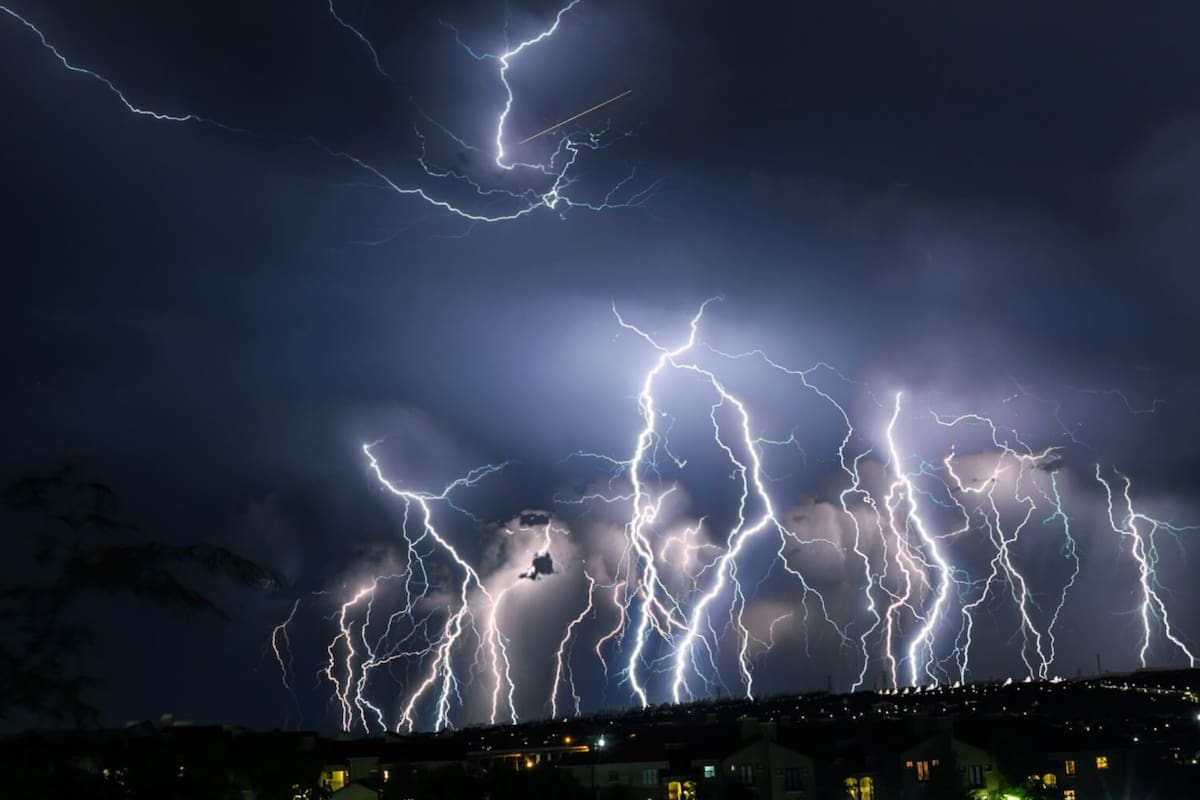 Un megarrayo que pasó sobre los territorios de Uruguay y la Argentina baió el récord de duración, al alcanzar los 17,01 segundos (imagen ilustrativa)