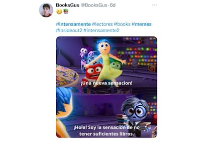 Un meme de Intensamente 2 para los lectores