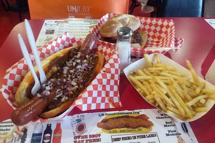 Un menú poco saludable