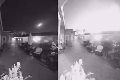 Un meteorito cayó cerca de una casa y las imágenes se hicieron virales en las redes sociales