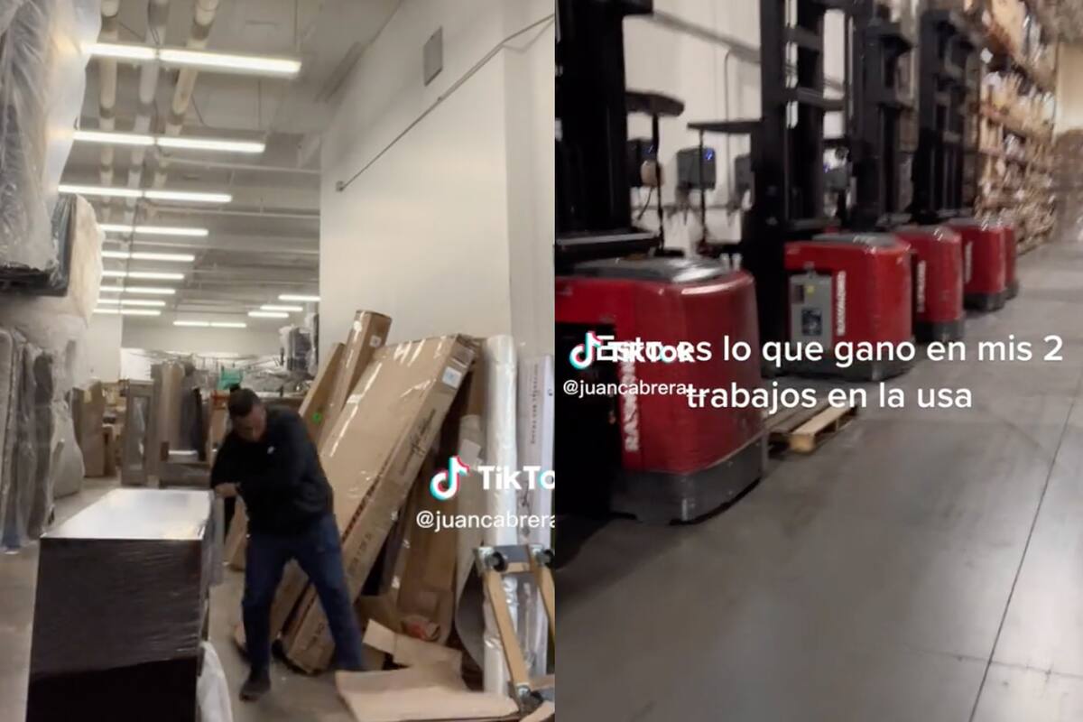 Un mexicano tiene dos trabajos en EE.UU. y compartió en redes sociales cuánto le pagan en cada uno