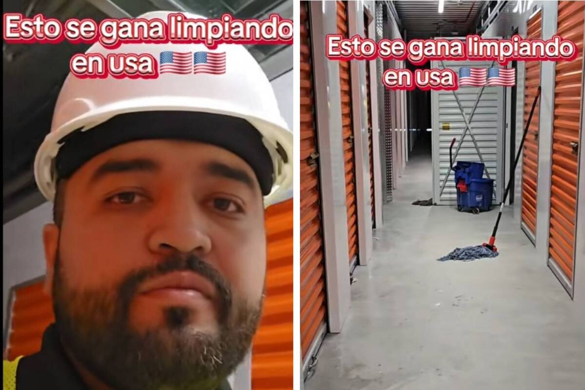 Un migrante colombiano cuenta cuánto gana en un día de trabajo limpiando contenedores