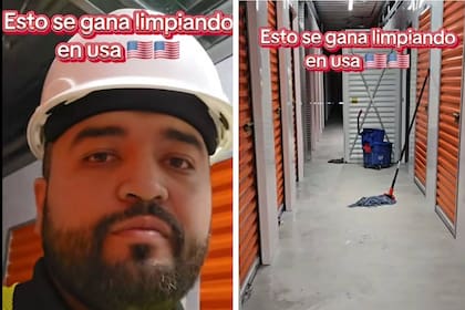 Un migrante colombiano cuenta cuánto gana en un día de trabajo limpiando contenedores